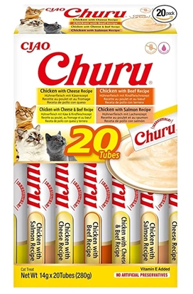 Attēls no INABA Churu Variety box Chicken and beef - cat treats - 20 x 14g