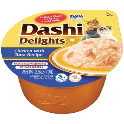 Attēls no INABA Dashi Delights chicken tuna bouillon - cat treat - 70g