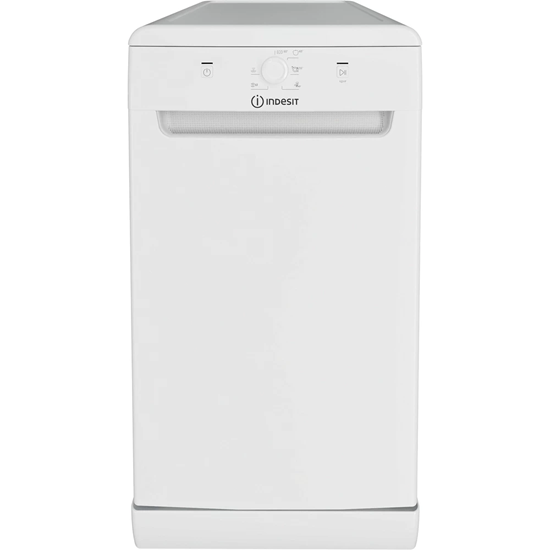 Изображение INDESIT | Dishwasher | DF9E 1B10 | Free standing | Width 45 cm | Number of place settings 9 | Number of programs 6 | Energy efficiency class F | White