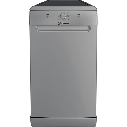 Picture of INDESIT | Dishwasher | DF9E 1B10 S | Free standing | Width 45 cm | Number of place settings 9 | Number of programs 6 | Energy efficiency class F | Silver