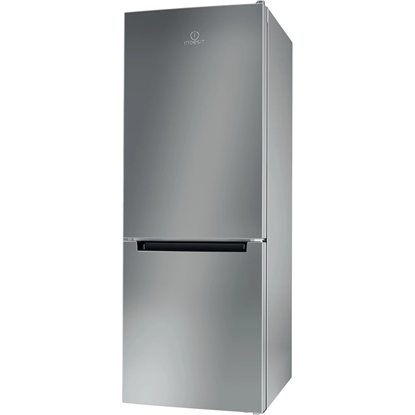 Attēls no INDESIT | Refrigerator | LI6 S2E S | Energy efficiency class E | Free standing | Combi | Height 158.8 cm | Fridge net capacity 197 L | Freezer net capacity 75 L | 39 dB | Silver