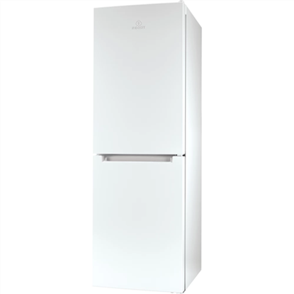 Picture of INDESIT | Refrigerator | LI7 S2E W | Energy efficiency class E | Free standing | Combi | Height 176.3 cm | Fridge net capacity 197 L | Freezer net capacity 111 L | 39 dB | White