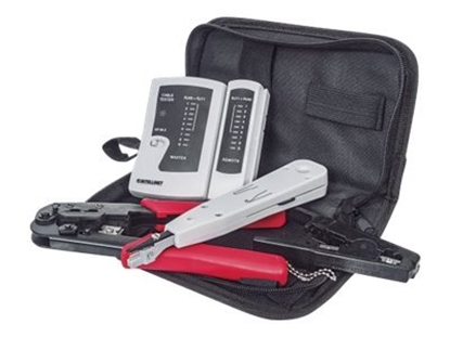 Picture of INTELLINET 4 Tool Network Kit Composed of LAN Tester LSA punch down tool Crimping Tool