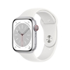 Изображение Išmanusis laikrodis APPLE Watch 8 GPS+Cell 45mm Silver Aluminium Case with White Sport Band