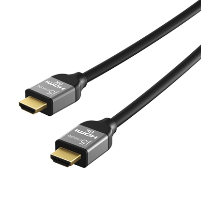 Picture of J5create itin didelės spartos 8K UHD HDMI kabelis (HDMI M - HDMI M; 2 m; juoda spalva) JDC53-N