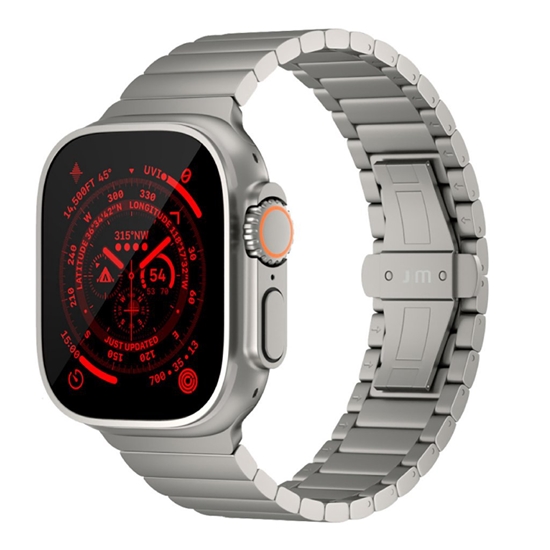 Изображение Just Mobile Titanium Watch Band for Apple Watch Ultra (1&2) with DLC coating