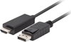 Picture of Kabel DisplayPort (M) V1.1 -> HDMI (M) 1.8m czarny 