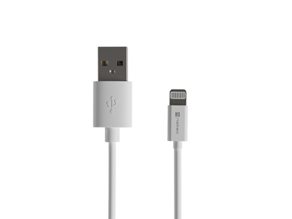 Attēls no Kabel Lightning (M)->USB-A(M) 1m MFI Prati Biały 