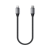 Изображение Kabel USB Satechi USB-C - Lightning 0.25 m Czarno-srebrny (ST-TCL10M)