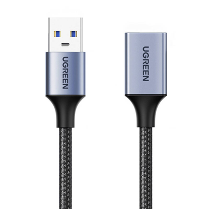 Attēls no Kabel USB Ugreen USB-A - USB-A 1 m Czarny (10495)