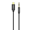 Picture of Kabelis Baseus USB Type-C Male - 3.5mm Male 1.2m Black