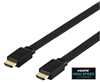 Picture of Kabelis DELTACO Flat High Speed su Ethernet HDMI, 4K UHD, 2m, juodas / HDMI-1020F-K / 00100005