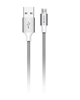 Изображение Kabelis Devia Micro USB (5V 2.4A, 2M) grey