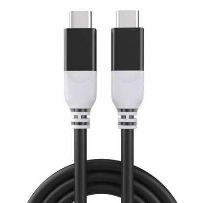 Изображение Kabelis USB-C - USB-C, PD100W, USB4 (juodas, 3m)