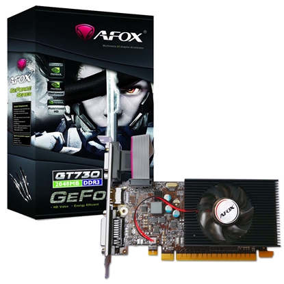 Attēls no Karta graficzna - Geforce GT730 2GB DDR3 128Bit DVI HDMI VGA LP Fan L6 