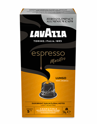 Attēls no Kavos kapsulės LAVAZZA Lungo, Nespresso aparatui, 10 kaps., 56 g.