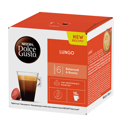 Attēls no Kavos kapsulės NESCAFE DOLCE GUSTO Lungo, 16 kaps., 89,6 g.