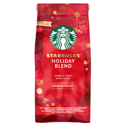 Изображение Kavos pupelės STARBUCKS Holiday Blend 190 g.