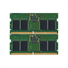 Изображение KINGSTON 16GB 5200MT/S DDR5 NON-ECC CL42 SODIMM (KIT OF 2) 1RX16