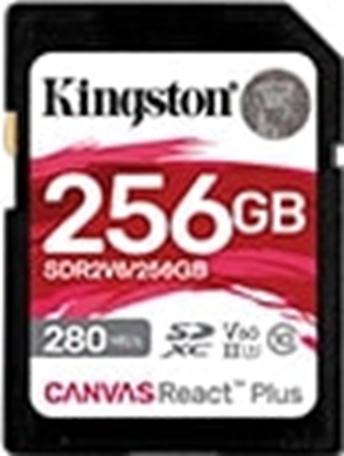 Изображение KINGSTON 256GB Canvas React Plus SDXC