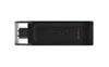 Изображение Kingston DataTraveler 70 64GB USB Black USB Type-C