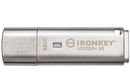 Attēls no Kingston IronKey Locker Plus 50 Flash Memory 32GB