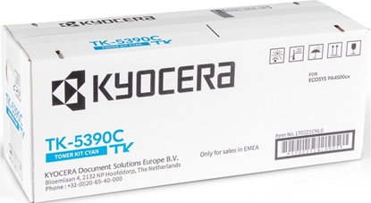 Picture of Kyocera TK-5390C (1T02Z1CNL0) Toner Cartridge, Cyan