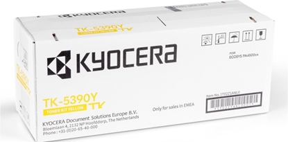 Picture of Kyocera TK-5390Y (1T02Z1ANL0) Toner Cartridge, Yellow