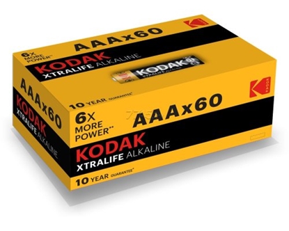 Attēls no Kodak XTRALIFE Alkaline LR03 / AAA / 1.5V Battery (60pcs)