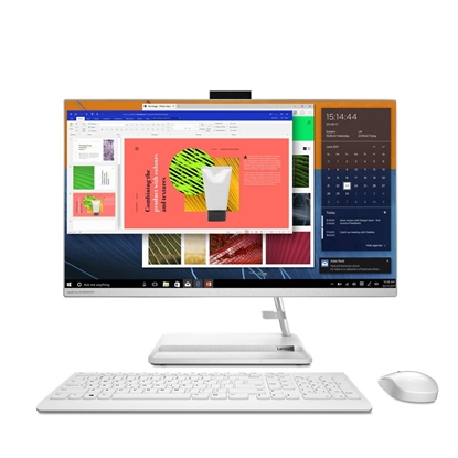 Изображение Komputer Lenovo IdeaCentre AIO 3 27ALC6 Ryzen 5 7530U 27" FHD IPS 250nits AG 16GB DDR4 3200 SSD512 AMD Radeon Graphics Win11 White