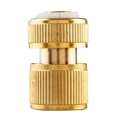 Attēls no Konektors Brass 1/2'' ar stop funkciju