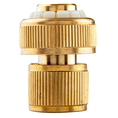 Attēls no Konektors Brass 3/4'' ar stop funkciju