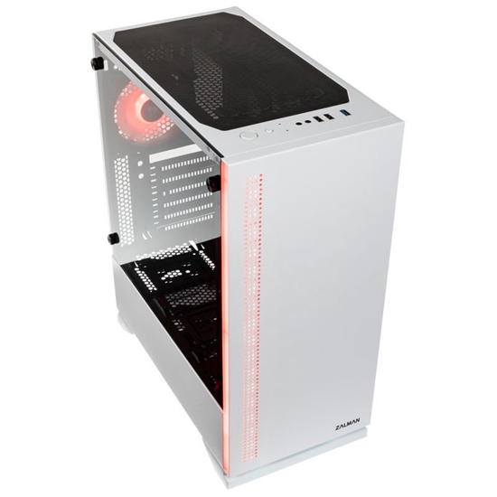 Picture of Zalman S5 White ATX, RGB fan + fan, T/G