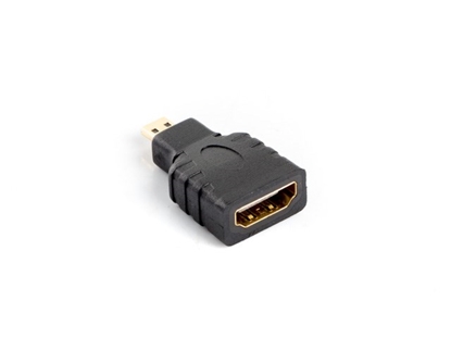 Attēls no Lanberg AD-0015-BK cable gender changer HDMI Micro HDMI Black