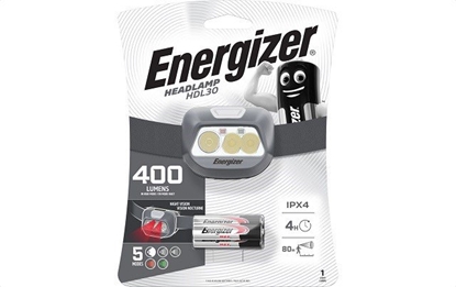 Attēls no LATARKA ENERGIZER PRIEKINIS ŽIBINTAS HDL30 3AAA 400 LM