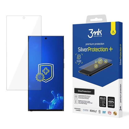 Изображение LCD apsauginė plėvelė 3mk Silver Protection+ Samsung S918 S23 Ultra 5G