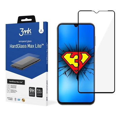 Изображение LCD apsauginis stikliukas 3mk Hard Glass Max Lite Samsung A145 A14 4G/A146 A14 5G juodas