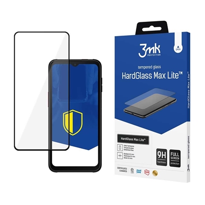 Attēls no LCD apsauginis stikliukas 3mk Hard Glass Max Lite Samsung G556 Xcover7 juodas