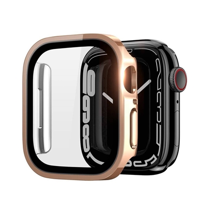 Изображение LCD apsauginis stikliukas/dėklas Dux Ducis Hamo Apple Watch 40mm rožinis