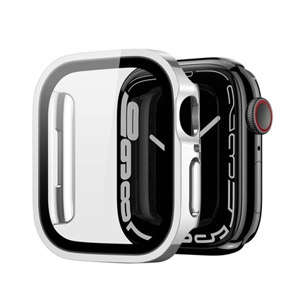 Attēls no LCD apsauginis stikliukas/dėklas Dux Ducis Hamo Apple Watch 41mm sidabrinis