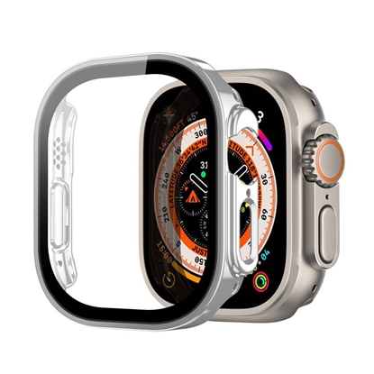 Attēls no LCD apsauginis stikliukas/dėklas Dux Ducis Hamo Apple Watch Ultra 49mm sidabrinis