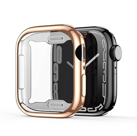 Изображение LCD apsauginis stikliukas/dėklas Dux Ducis Samo Apple Watch 40mm rožinis