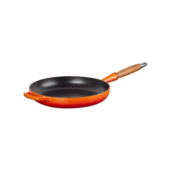 Изображение Le Creuset Cast iron pan with wooden handle Ø28cm