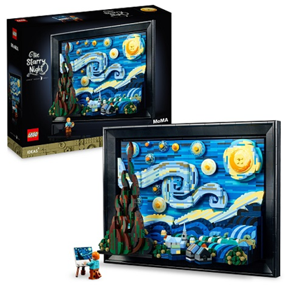 Attēls no LEGO 21333 Vincent van Gogh - The Starry Night Constructor