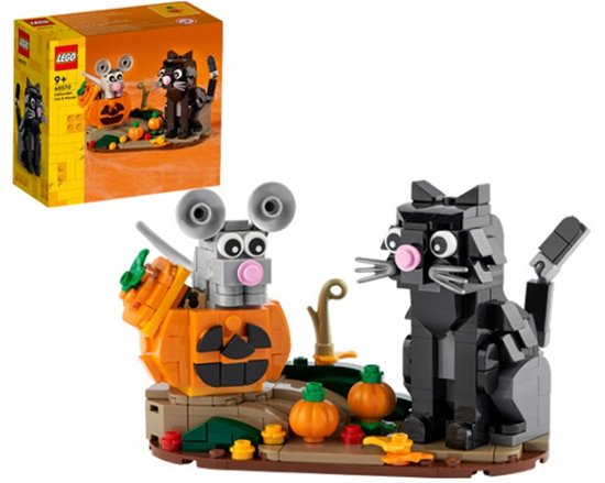 Picture of LEGO 40570 Halloween Cat and Mouse Constructor