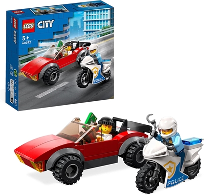 Изображение LEGO City 60392 Police Bike Car Chase