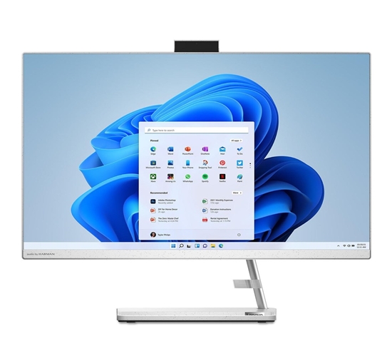 Picture of Lenovo IdeaCentre 3 Intel® Core™ i3 68.6 cm (27") 1920 x 1080 pixels 8 GB DDR4-SDRAM 512 GB SSD All-in-One PC NoOS Wi-Fi 6 (802.11ax) White