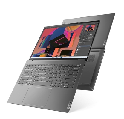 Attēls no Lenovo Yoga Slim Laptop 35.6 cm (14") WUXGA Intel® Core™ i5 i5-1240P 16 GB LPDDR5-SDRAM 512 GB SSD Wi-Fi 6E (802.11ax) Windows 11 Home Grey