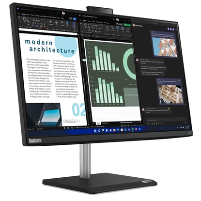 Attēls no Lenovo ThinkCentre neo 30a Intel® Core™ i5 i5-12450H 60.5 cm (23.8") 1920 x 1080 pixels All-in-One PC 8 GB DDR4-SDRAM 512 GB SSD Windows 11 Pro Wi-Fi 6 (802.11ax) Black