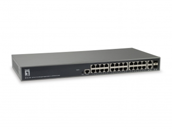 Изображение LevelOne GEL-2681 TURING 26-Port L3 Lite Managed Switch